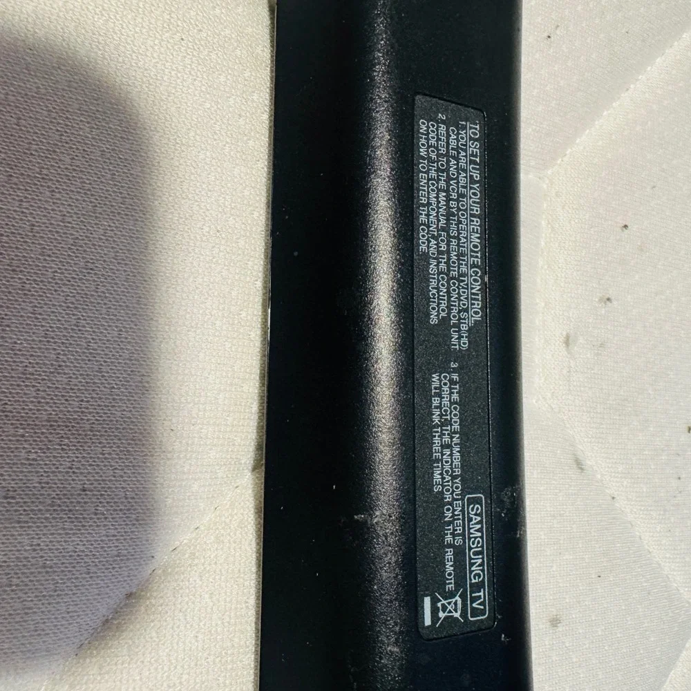 Samsung BN59-00598A TV Remote Control DVD VCR Cable STB Black OEM Controller